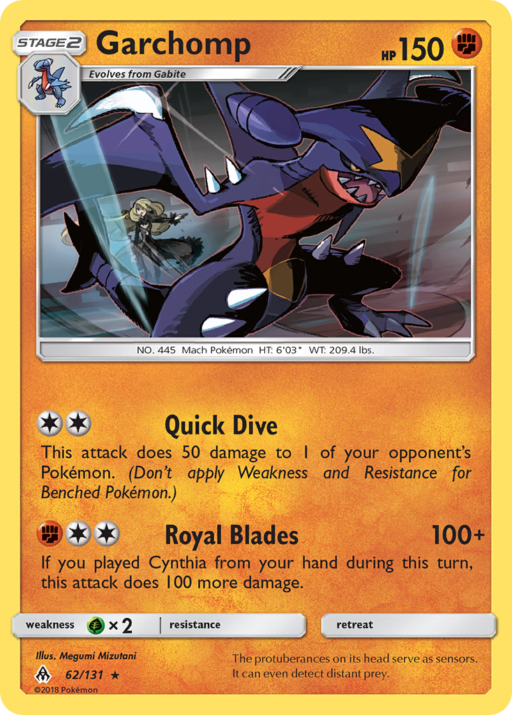 Garchomp (62/131) [Sun & Moon: Forbidden Light] - Duel Kingdom