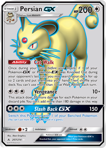 Persian GX (207/214) [Sun & Moon: Unbroken Bonds] - Duel Kingdom