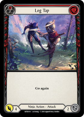Leg Tap (Red) [WTR101-C] Alpha Print Normal - Duel Kingdom