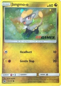 Jangmo-o (075/111) (Cosmos Holo) (EB Games Promo) [Sun & Moon: Crimson Invasion]