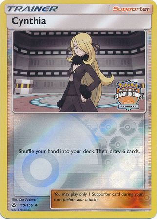 Cynthia (119a/156) (Regional Championship Promo) [Sun & Moon: Ultra Prism] - Duel Kingdom