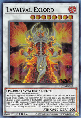 Lavalval Exlord [LIOV-EN037] Super Rare - Duel Kingdom