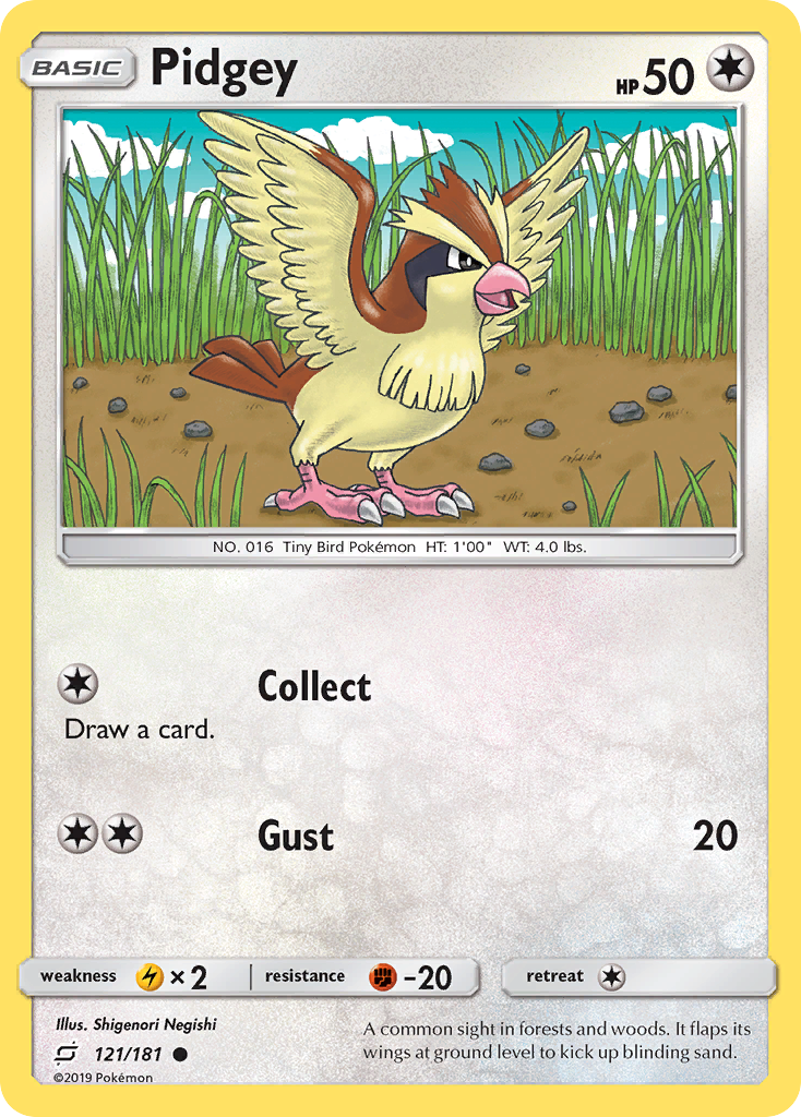 Pidgey (121/181) [Sun & Moon: Team Up] - Duel Kingdom