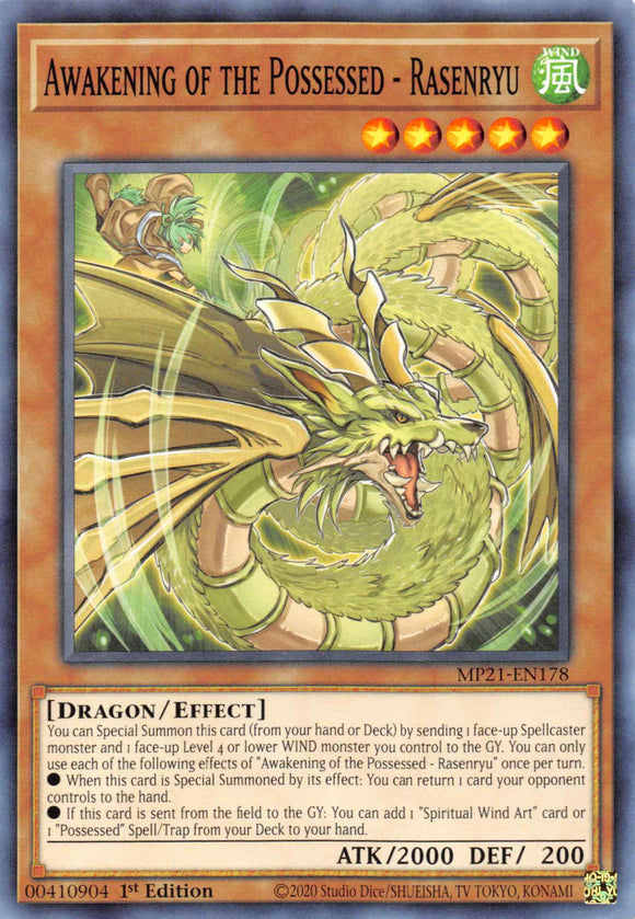 Awakening of the Possessed - Rasenryu [MP21-EN178] Common - Duel Kingdom