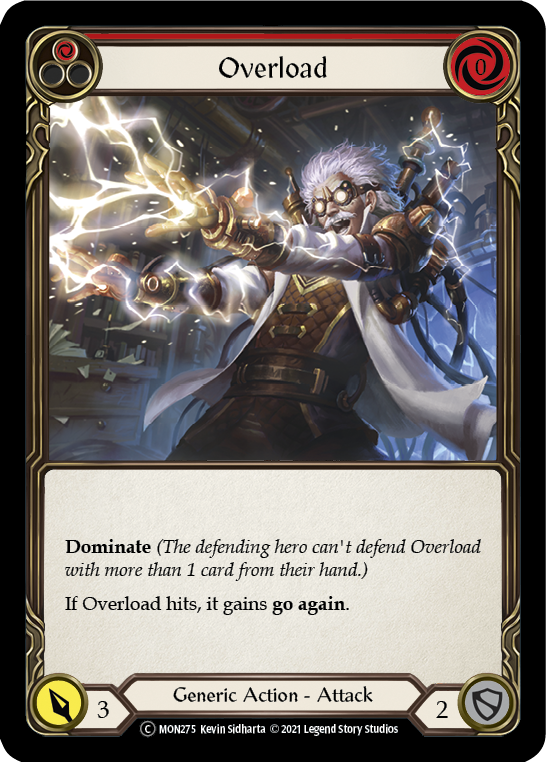 Overload (Red) [U-MON275] Unlimited Normal - Duel Kingdom