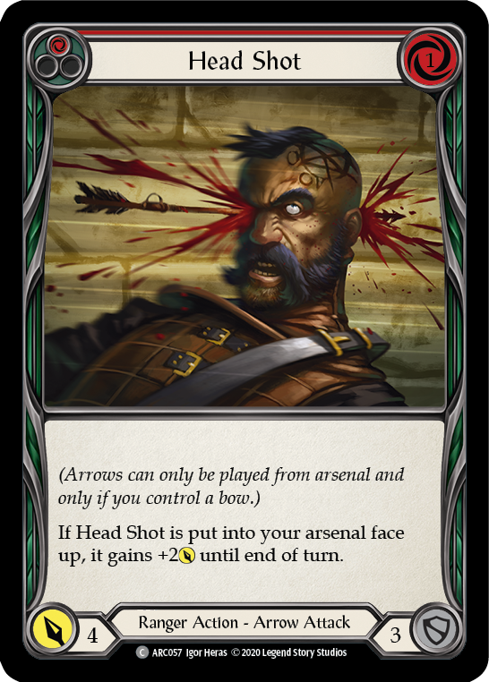 Head Shot (Red) [ARC057] Unlimited Normal - Duel Kingdom