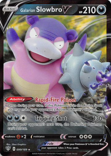 Galarian Slowbro V (099/189) [SWSH03: Darkness Ablaze]