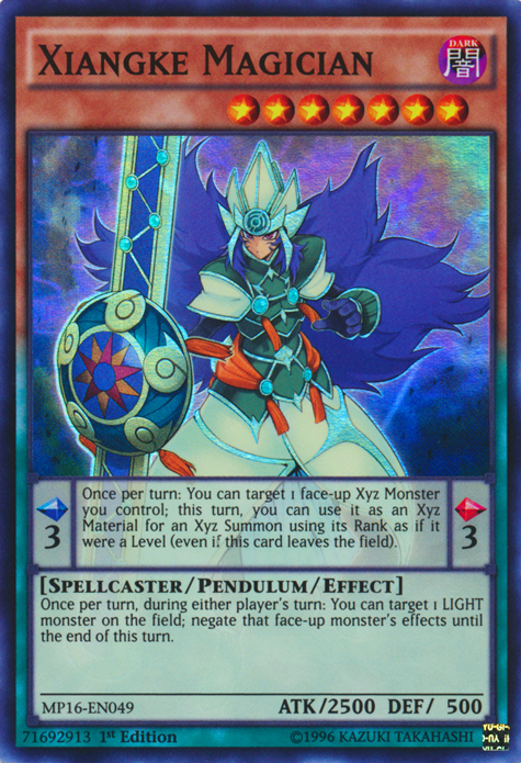 Xiangke Magician [MP16-EN049] Super Rare - Duel Kingdom
