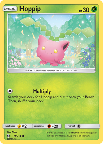 Hoppip (11/214) [Sun & Moon: Lost Thunder] - Duel Kingdom