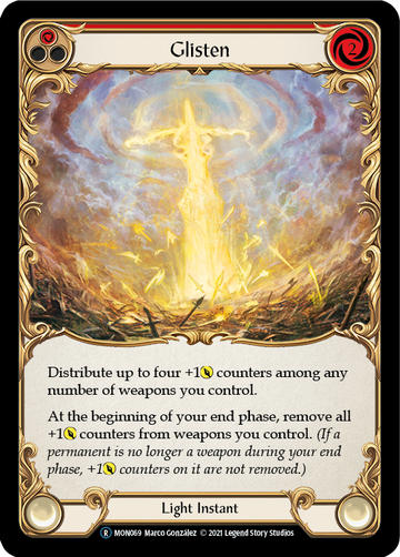 Glisten (Red) [U-MON069] Unlimited Normal - Duel Kingdom