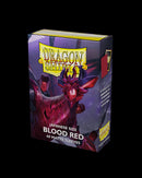 60ct Blood Red Dragon Shield Matte Sleeves (Japanese Size)-3