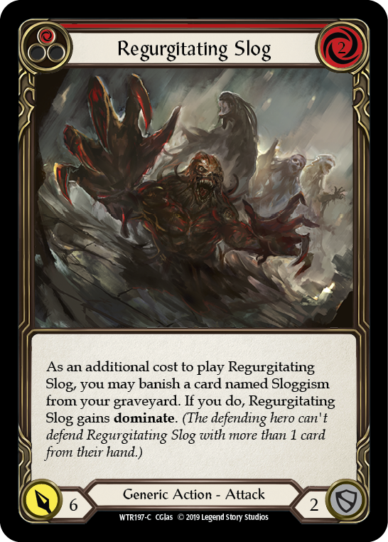 Regurgitating Slog (Red) [WTR197-C] Alpha Print Normal - Duel Kingdom