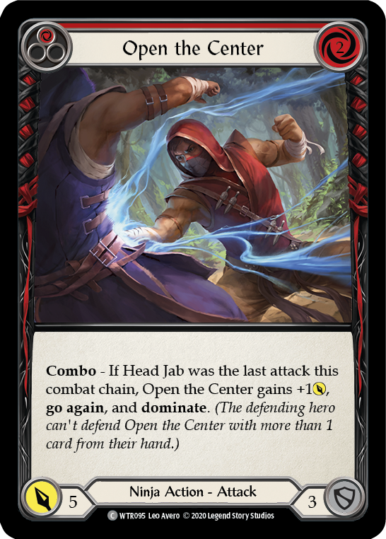 Open the Center (Red) [WTR095] Unlimited Rainbow Foil - Duel Kingdom