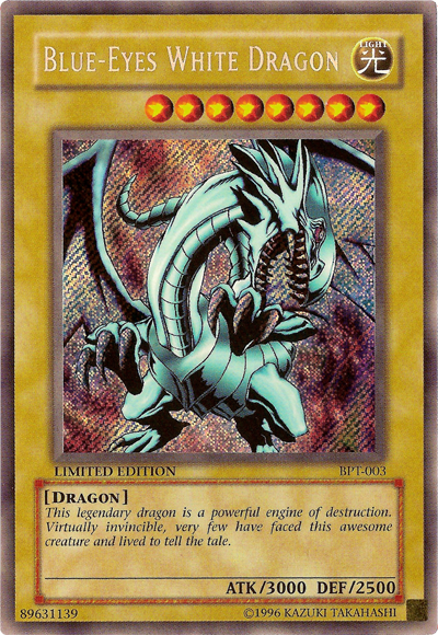 Blue-Eyes White Dragon [BPT-003] Secret Rare - Duel Kingdom