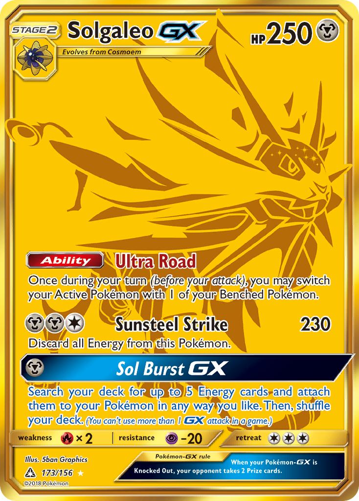 Solgaleo GX (173/156) [Sun & Moon: Ultra Prism] - Duel Kingdom