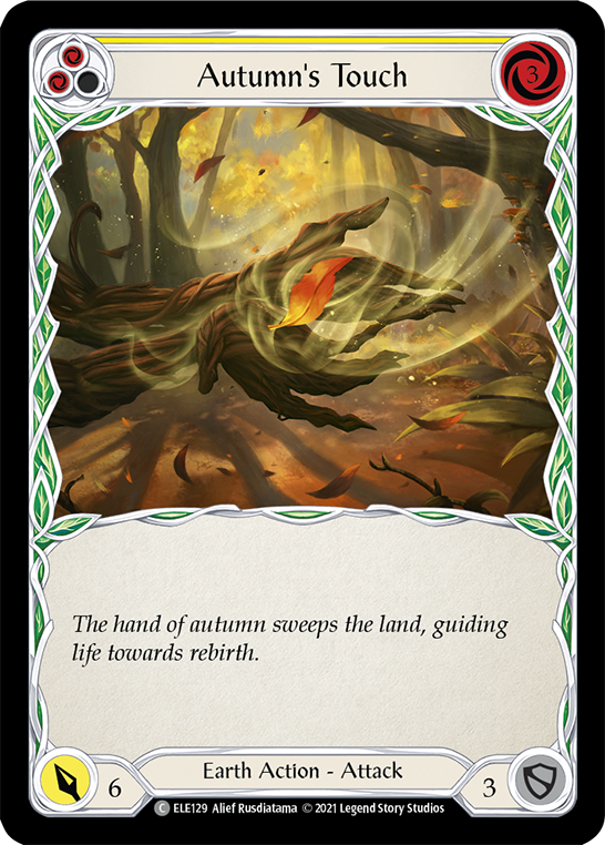 Autumn's Touch (Yellow) [ELE129] 1st Edition Normal - Duel Kingdom