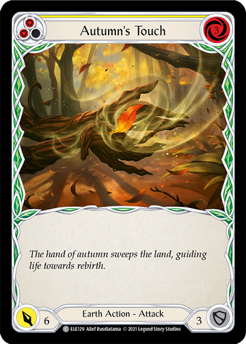 Autumn's Touch (Yellow) [ELE129] 1st Edition Normal - Duel Kingdom