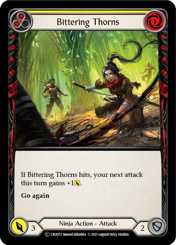 Bittering Thorns (Rainbow Foil) [CRU072-RF] Unlimited Rainbow Foil - Duel Kingdom