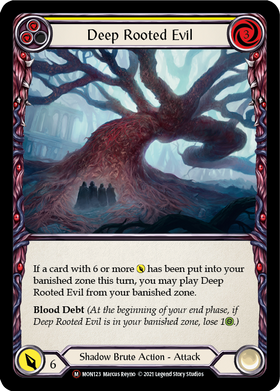 Deep Rooted Evil (Rainbow Foil) [U-MON123-RF] Unlimited Rainbow Foil - Duel Kingdom