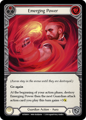 Emerging Power (Red) [WTR069-C] Alpha Print Normal - Duel Kingdom