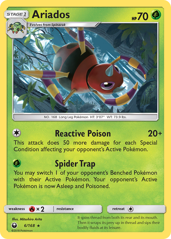 Ariados (6/168) [Sun & Moon: Celestial Storm] - Duel Kingdom