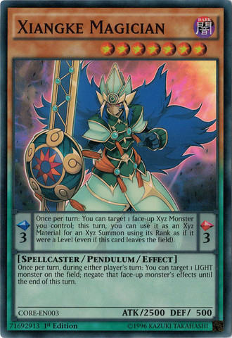 Xiangke Magician [CORE-EN003] Super Rare - Duel Kingdom