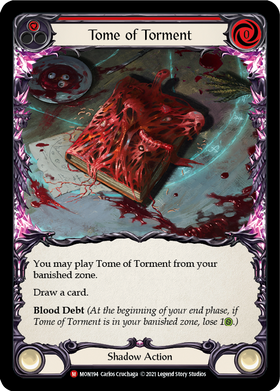 Tome of Torment (Rainbow Foil) [MON194-RF] 1st Edition Rainbow Foil - Duel Kingdom