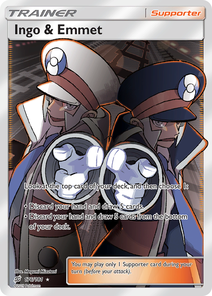 Ingo & Emmet (176/181) [Sun & Moon: Team Up] - Duel Kingdom