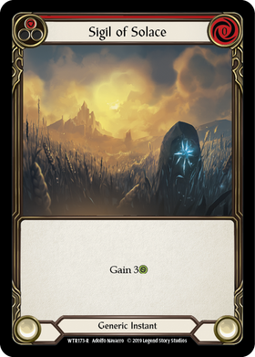 Sigil of Solace (Red) [WTR173-R] Alpha Print Normal - Duel Kingdom
