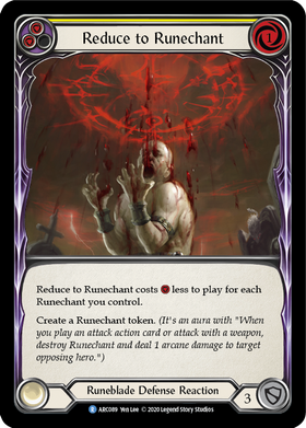 Reduce to Runechant (Yellow) [ARC089] Unlimited Rainbow Foil - Duel Kingdom