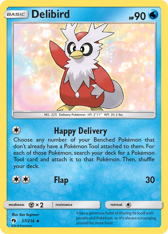 Delibird (57/214) [Sun & Moon: Lost Thunder] - Duel Kingdom