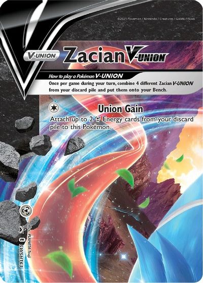 Zacian V-Union (SWSH163) [Sword & Shield: Black Star Promos] - Duel Kingdom