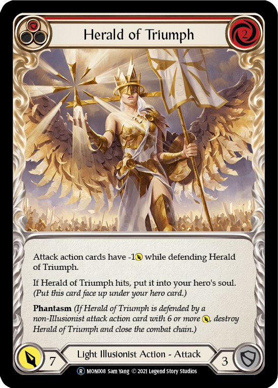Herald of Triumph (Red) [U-MON008] Unlimited Normal - Duel Kingdom