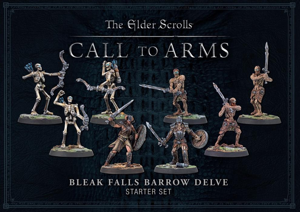 Elder Scrolls: A Call to Arms - Bleak Falls Barrow Hard Plastic Delve Set - Duel Kingdom