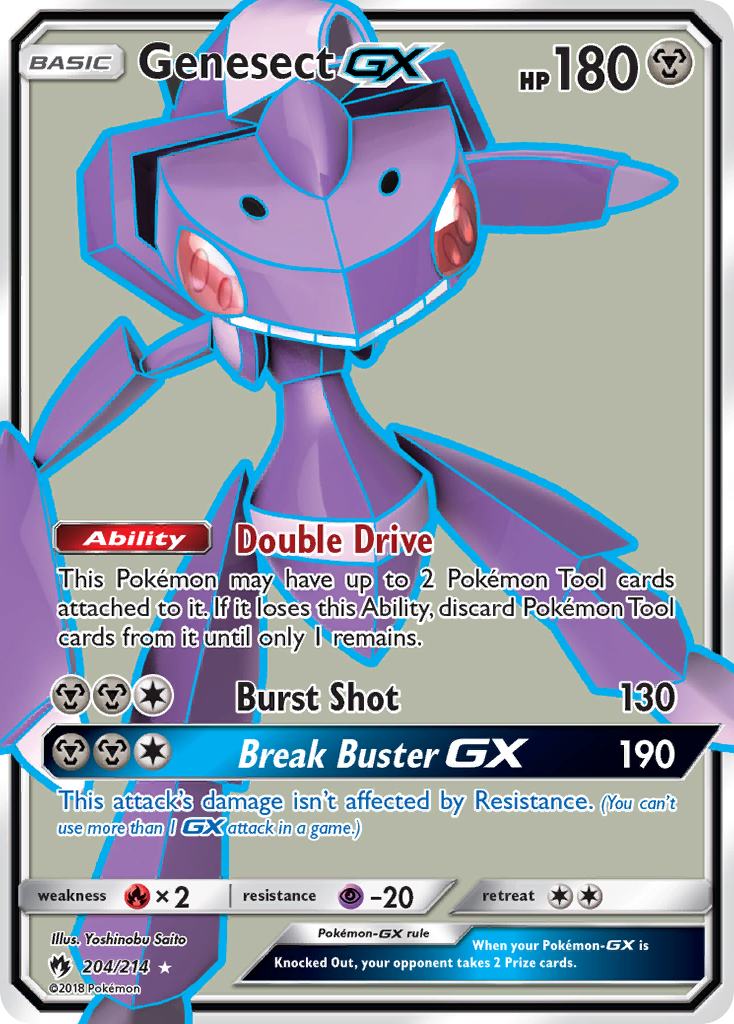 Genesect GX (204/214) [Sun & Moon: Lost Thunder] - Duel Kingdom