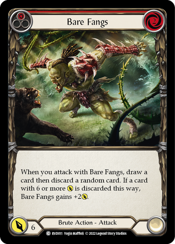 Bare Fangs [RVD011] (Classic Battles: Rhinar vs Dorinthea)