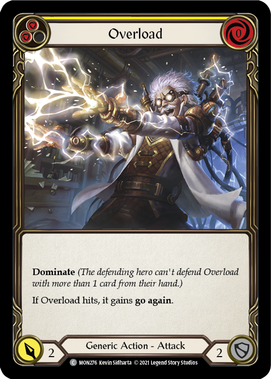 Overload (Yellow) [MON276] 1st Edition Normal - Duel Kingdom