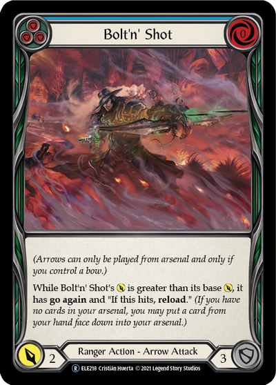 Bolt'n' Shot (Blue) [U-ELE218] Unlimited Normal - Duel Kingdom