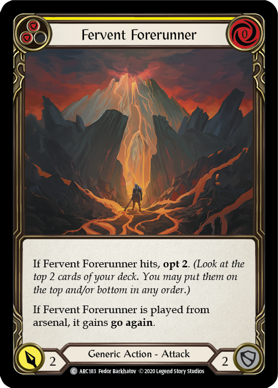 Fervent Forerunner (Yellow) [ARC183] Unlimited Normal - Duel Kingdom