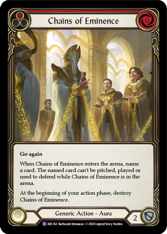 Chains of Eminence [ARC162] Unlimited Rainbow Foil - Duel Kingdom