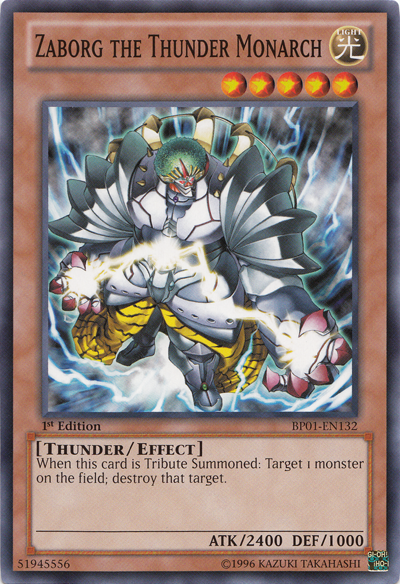 Zaborg the Thunder Monarch [BP01-EN132] Common - Duel Kingdom