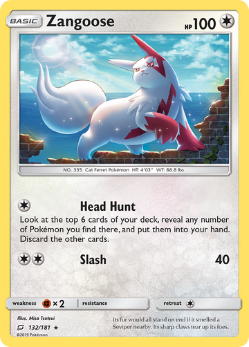 Zangoose (132/181) [Sun & Moon: Team Up] - Duel Kingdom