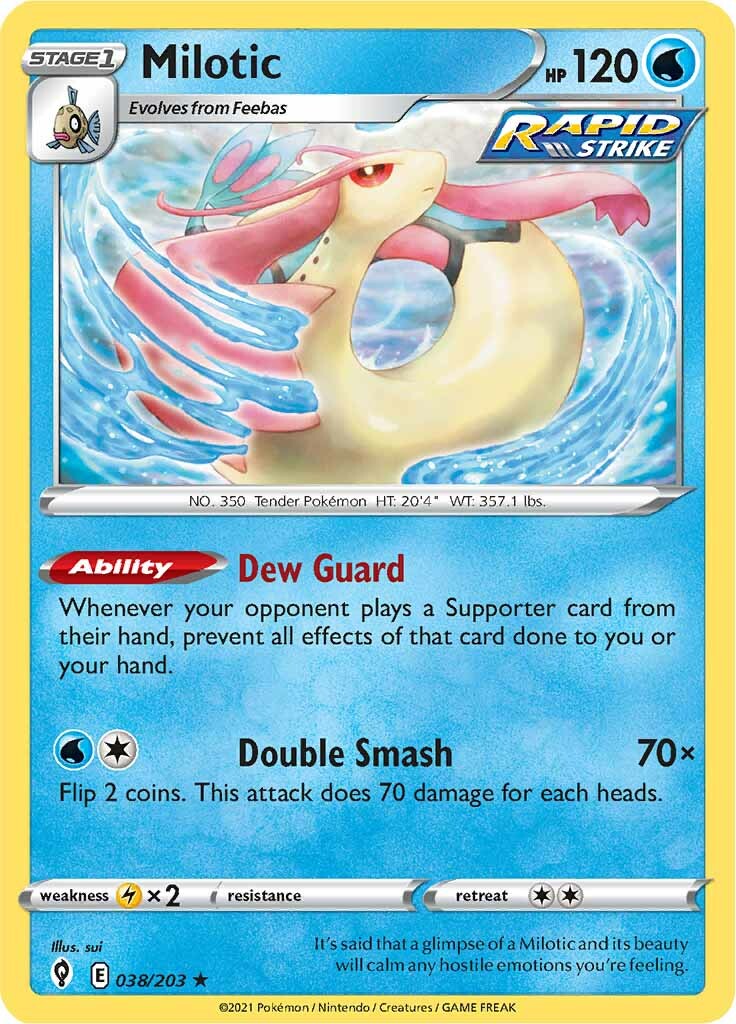 Milotic (038/203) [Sword & Shield: Evolving Skies] - Duel Kingdom