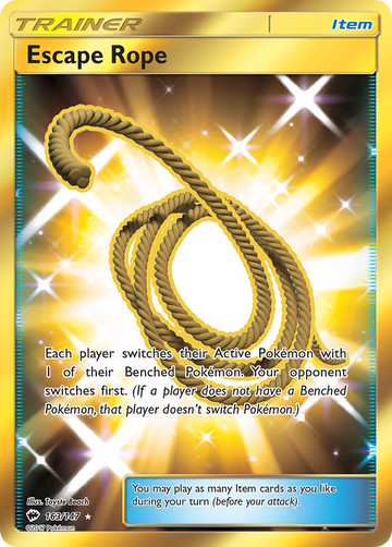 Escape Rope (163/147) [Sun & Moon: Burning Shadows] - Duel Kingdom