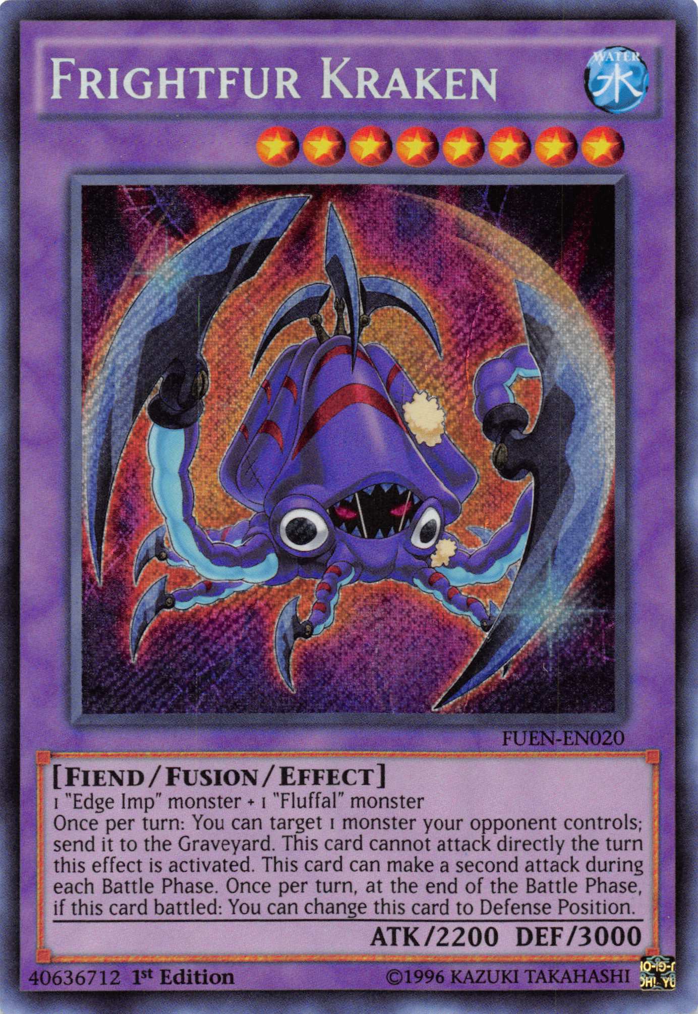 Frightfur Kraken [FUEN-EN020] Secret Rare
