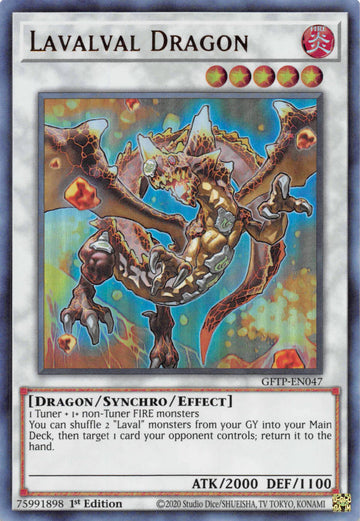 Lavalval Dragon [GFTP-EN047] Ultra Rare