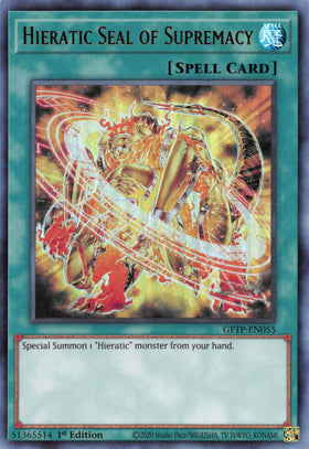 Hieratic Seal of Supremacy [GFTP-EN055] Ultra Rare