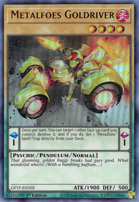 Metalfoes Goldriver [GFTP-EN102] Ultra Rare