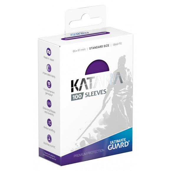 Ultimate Guard: Katana 100ct Standard Size Purple Sleeves - Duel Kingdom