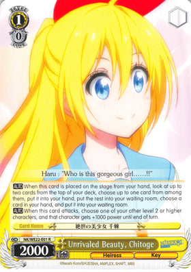 Unrivaled Beauty, Chitoge (NK/WE22-E01) [NISEKOI Extra Booster]
